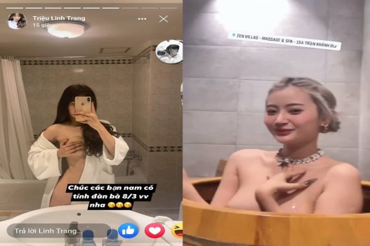 Sex TikTok của Triệu Linh Trang quyến rũ khiến chàng say đắm